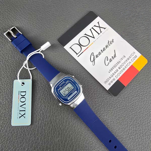 ساعت مچی زنانه داویکس 1009 آبی نقره ای