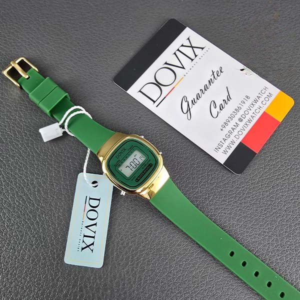 ساعت مچی زنانه داویکس 1009 طلایی سبز